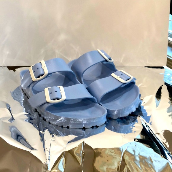 Birkenstock Shoes - Birkenstock Blue. Size 61/2.